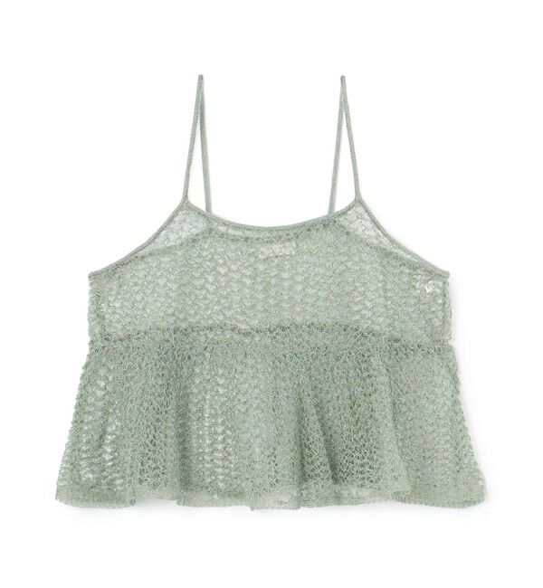 Ballsey「コーティングリネンポリエステル ドールキャミソール」|キャミソール|54 グリーン系