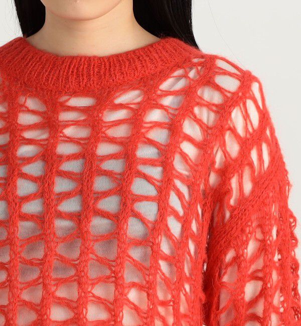 Edition「ベビーアルパカ クルーネックニットプルオーバー」|ニット・セーター|