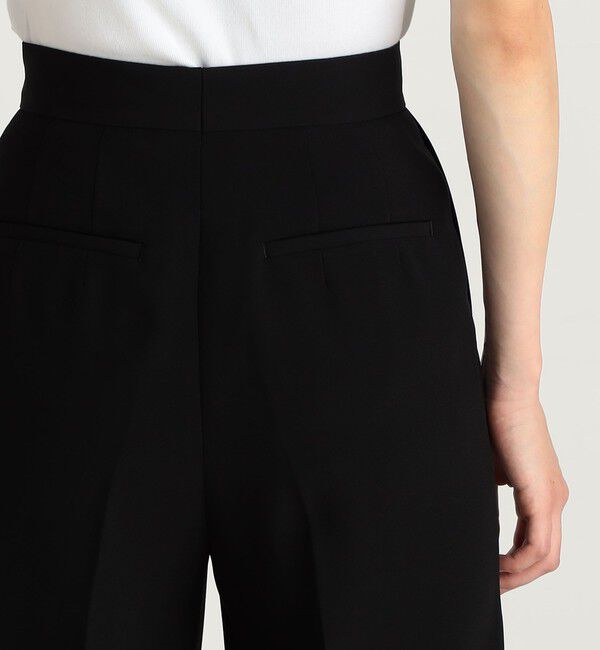 Edition「バックサテンジョーゼット スラックス」|スラックス|