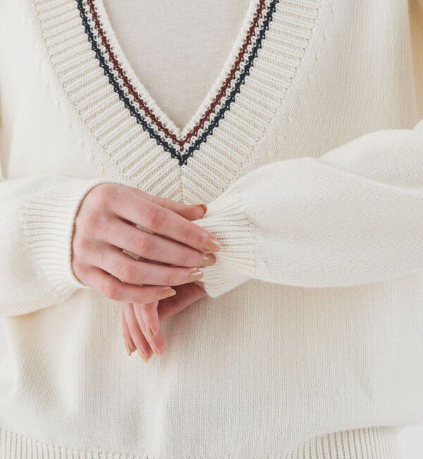 GALERIE VIE「チルデン Vネックニット」|ニット・セーター|