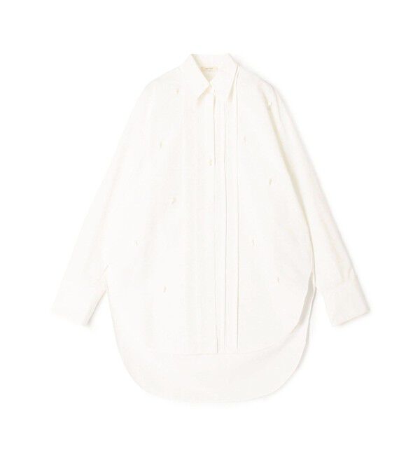 DES PRES「スビンコットンツイル チュニックシャツ」|シャツ・ブラウス|11 ホワイト