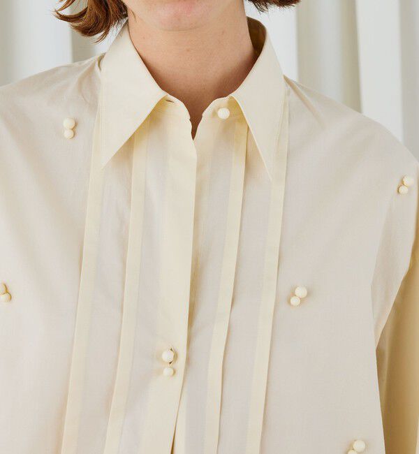 DES PRES「スビンコットンツイル チュニックシャツ」|シャツ・ブラウス|