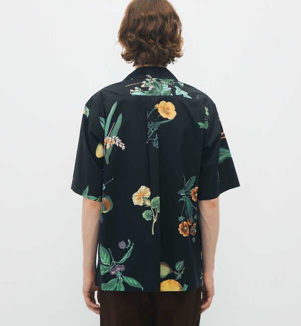 CABaN「CABaN コットン Green Showerプリント ハーフスリーブシャツ」|シャツ・ブラウス|