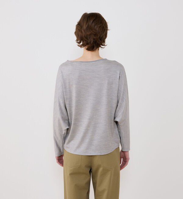 GALERIE VIE「ウォッシャブルウールジャージー ドルマンスリーブプルオーバー」|Tシャツ・カットソー|