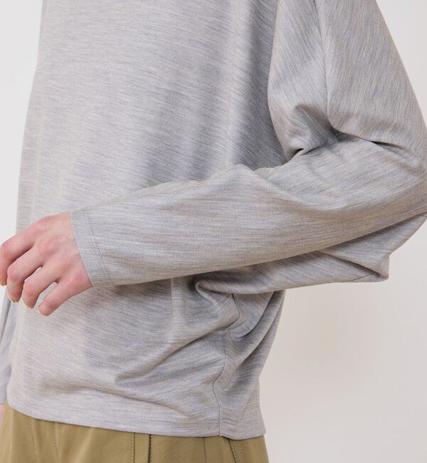 GALERIE VIE「ウォッシャブルウールジャージー ドルマンスリーブプルオーバー」|Tシャツ・カットソー|