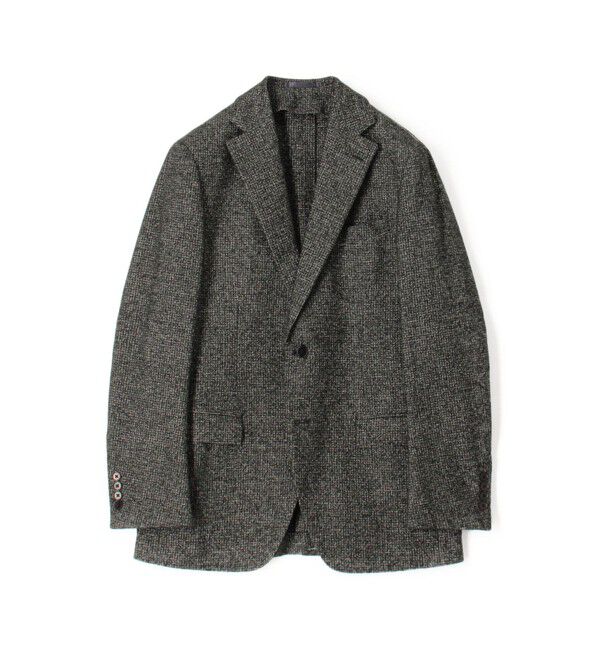 TOMORROWLAND MENS「ウールシルクナイロン シングルブレステッド 2Bジャケット BOTTO GIUSEPPE」|テーラードジャケット|56 グリーン系