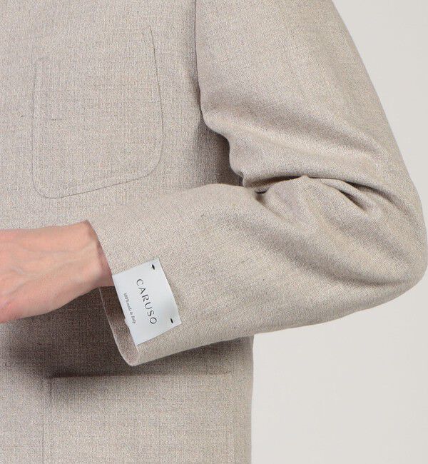 TOMORROWLAND BUYING WEAR「【別注】CARUSO コットンリネンウール フォレスティエールジャケット」|ブルゾン・スタジャン|