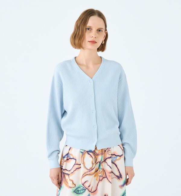 Ballsey「リンクスリブ Vネックカーディガン」|ニット・セーター|