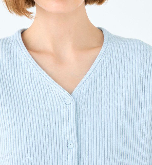 Ballsey「リンクスリブ Vネックカーディガン」|ニット・セーター|