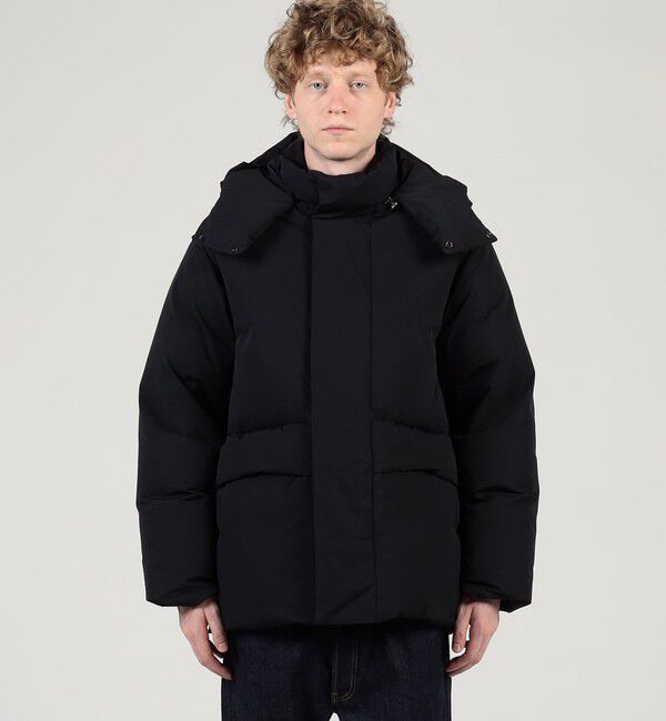 TOMORROWLAND MENS「ポリエステル フーデッドダウンジャケット」|ダウン|