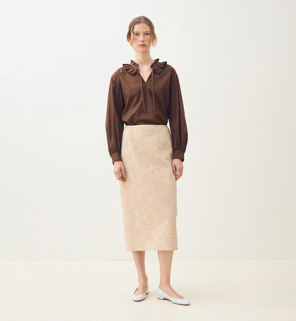 TOMORROWLAND collection「ソリアビーストレッチ タイトストレートスカート」|タイト|