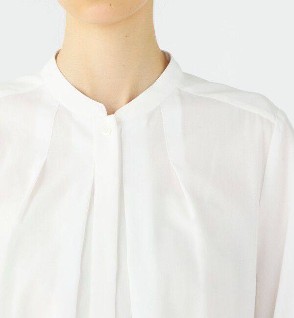 Ballsey「ジュエルコットン プチスタンドブラウス」|シャツ・ブラウス|