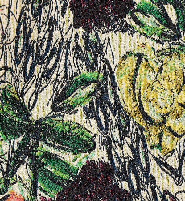 TOMORROWLAND collection「【WEB先行予約】ビンテージフラワージャカード ワイドスリーブジレ」|ベスト・ジレ|