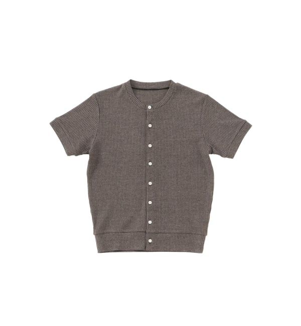 JOINT WORKS「≪予約≫NOCTO ARCHIVE/ノクト アーカイブ Collarless S/S  Cardigan」|カーディガン|ブラック