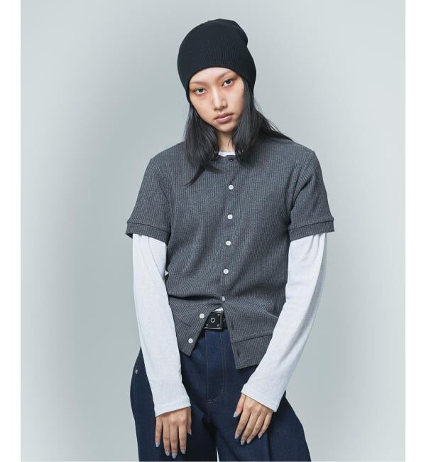 JOINT WORKS「≪予約≫NOCTO ARCHIVE/ノクト アーカイブ Collarless S/S  Cardigan」|カーディガン|