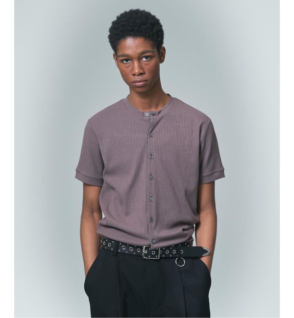 JOINT WORKS「≪予約≫NOCTO ARCHIVE/ノクト アーカイブ Collarless S/S  Cardigan」|カーディガン|