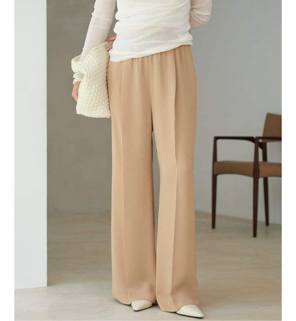 Plage「les Tendre easy care スラックス」|スラックス|