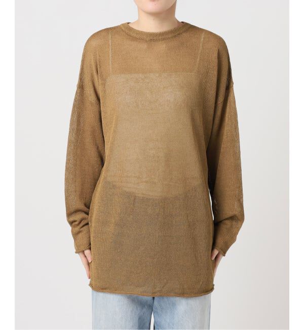 Plage「《予約》Linen/ny long プルオーバー」|ニット・セーター|