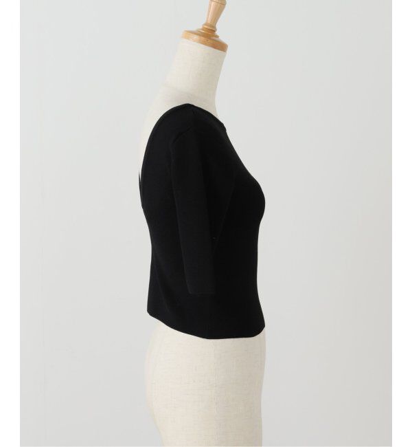 IENA LA BOUCLE「NICENICE MOMENT/ナイスナイスモーメント CROPPED COMPACT Tシャツ」|インナー|