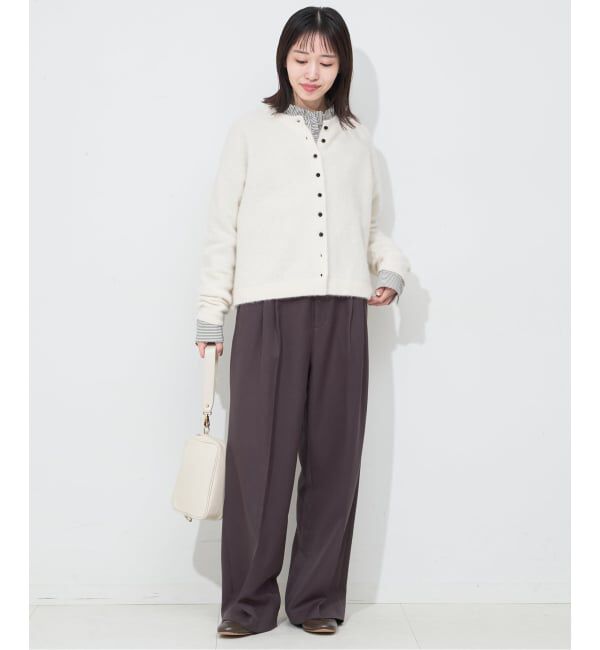 SLOBE IENA「フォックスアルパカカーディガン」|カーディガン|