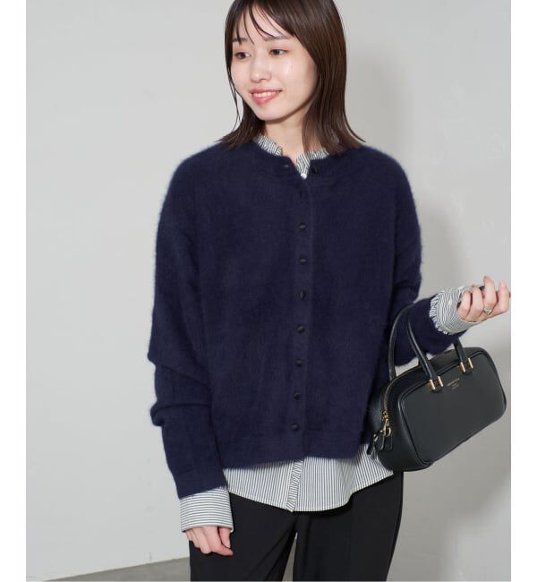 SLOBE IENA「フォックスアルパカカーディガン」|カーディガン|