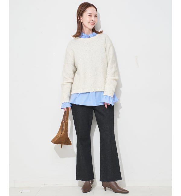 SLOBE IENA「スパンコールニット」|ニット・セーター|