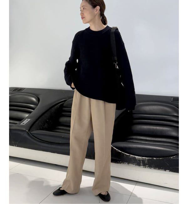 SLOBE IENA「《セットアップ対応可/WEBのみ4サイズ展開》撥水2タックチノパンツ」|チノ|