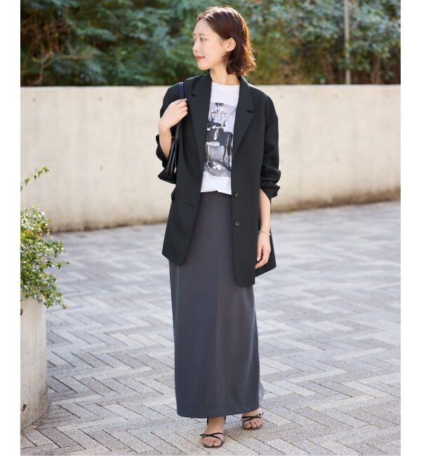 SLOBE IENA「《WEB限定/追加》PE SHARK ビックジャケット」|テーラードジャケット|