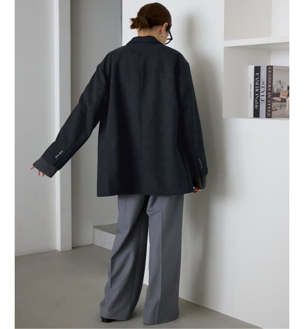 SLOBE IENA「《WEB限定/追加》PE SHARK ビックジャケット」|テーラードジャケット|