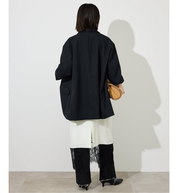 SLOBE IENA「《WEB限定/追加》PE SHARK ビックジャケット」|テーラードジャケット|