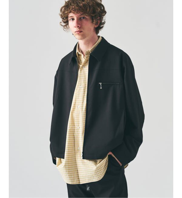 417 EDIFICE「TRツイル ジップブルゾン  "セットアップ着用可能"」|その他|ブラック