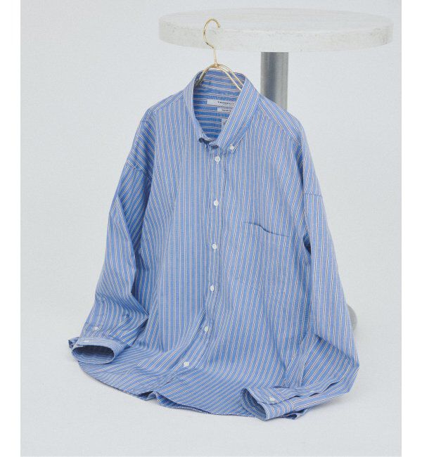 JOURNAL STANDARD「THOMAS MASON / トーマスメイソン ファット シルエット ボタンダウン シャツ」|シャツ・ブラウス|サックスブルー