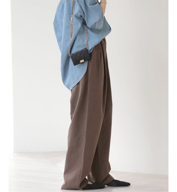 JOURNAL STANDARD relume「《予約》［26SS新作］リネンミックスリラックスカーブパンツ」|その他|