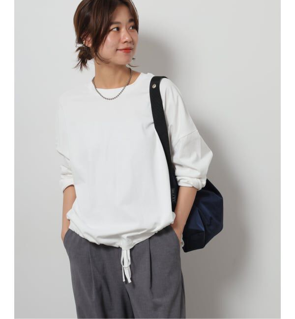 JOURNAL STANDARD relume「《追加2》ギャザーヘムロングスリーブ」|Tシャツ・カットソー|