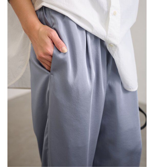 FRAMeWORK「≪追加≫サテンストレッチイージーパンツ2」|その他|