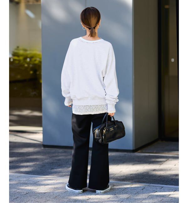 FRAMeWORK「Butter Terry キーネックスウェット」|スウェット・ジャージ|