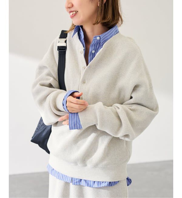 FRAMeWORK「BLUE STRIPE オーバーシャツ」|シャツ・ブラウス|