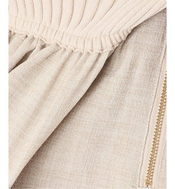 NOBLE「《追加予約・新色》フロントジップドッキングワンピース」|ワンピース|