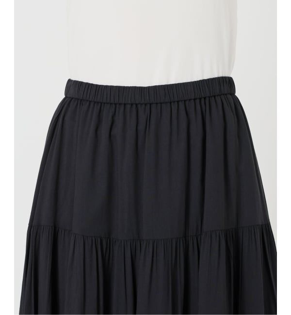 Spick and Span「《予約》HYU ギャザーティアードスカート」|スカート|