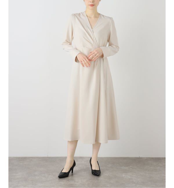  「【洗える】カシュクールワンピース」|ワンピース|