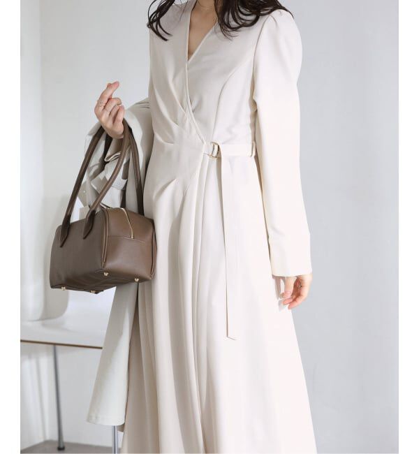  「【洗える】カシュクールワンピース」|ワンピース|