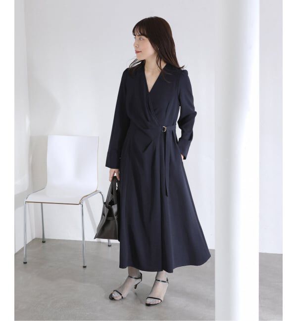  「【洗える】カシュクールワンピース」|ワンピース|