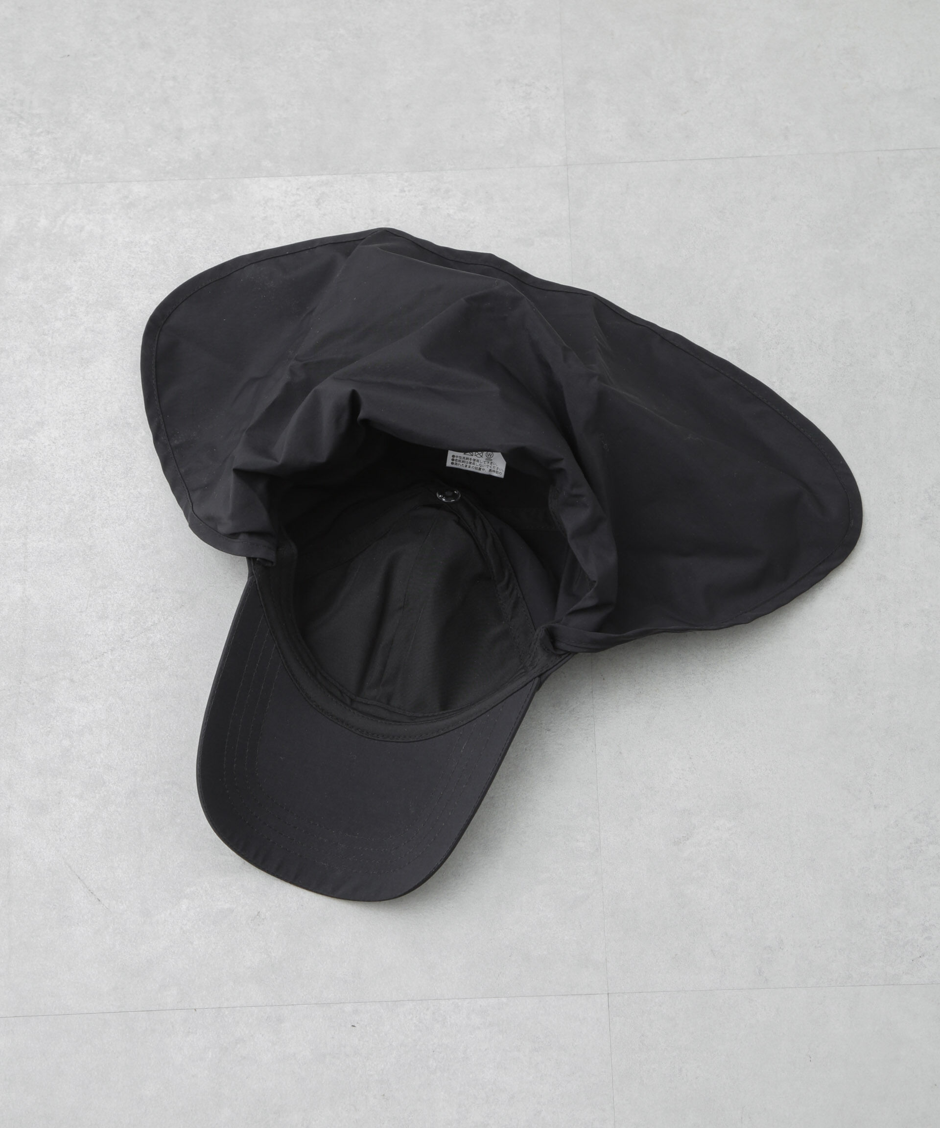 nano･universe「UVカット撥水サンシェードキャップ」|キャップ・キャスケット|