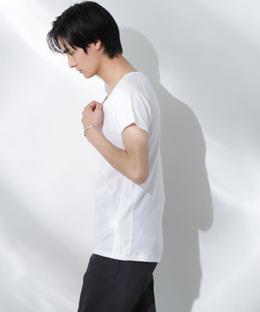 nano･universe「Anti Soaked(R)  Plus インナーTシャツ 半袖」|Tシャツ・カットソー|