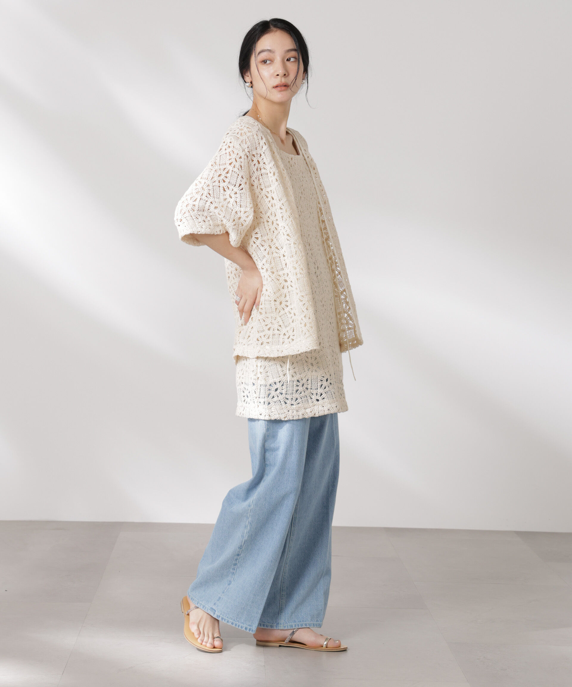 nano･universe「コットンコードレースジャケット（セットアップ可）」|テーラードジャケット|