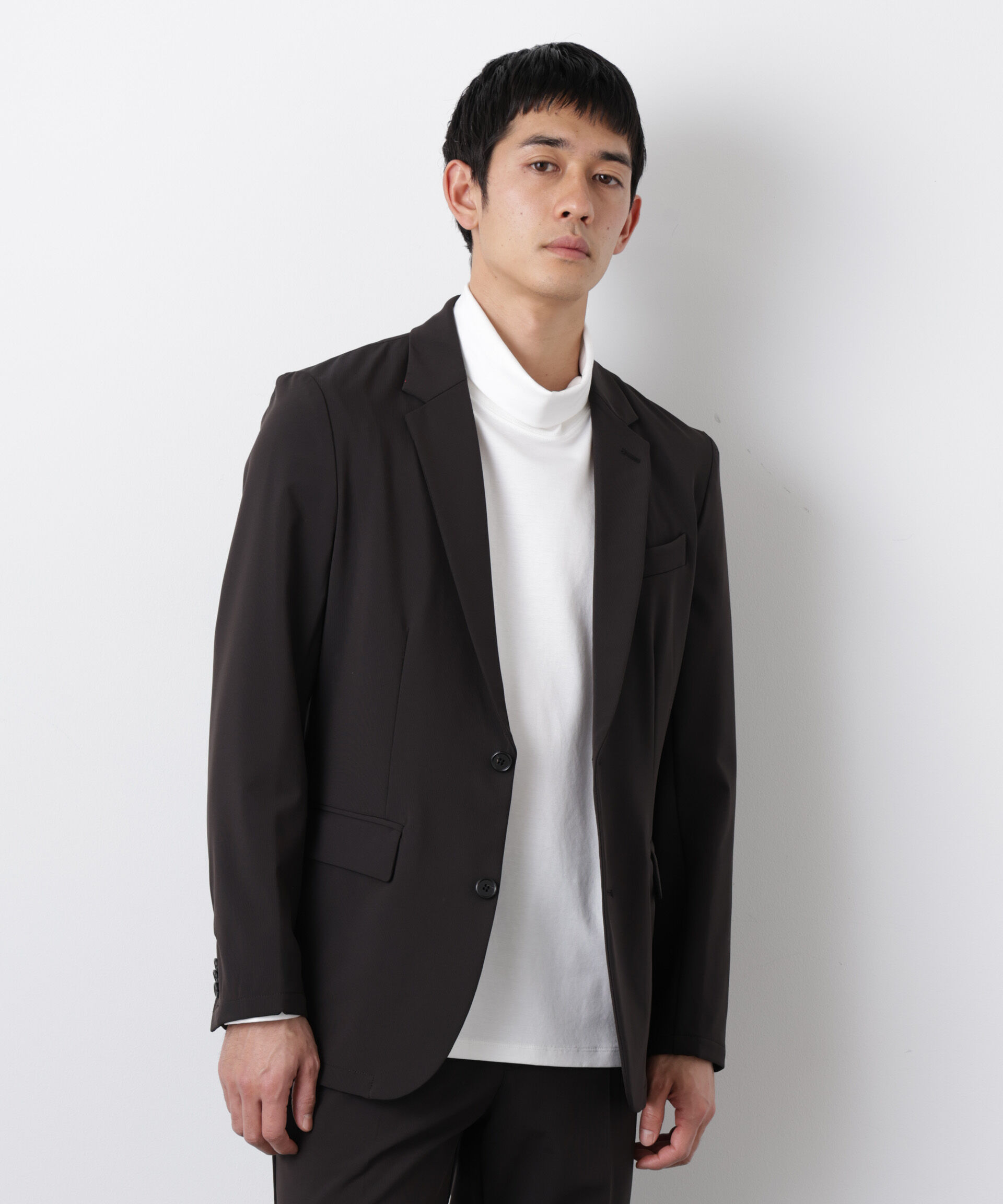 nano･universe「｢Damerino｣コードレーンストレッチセットアップ」|スーツ|