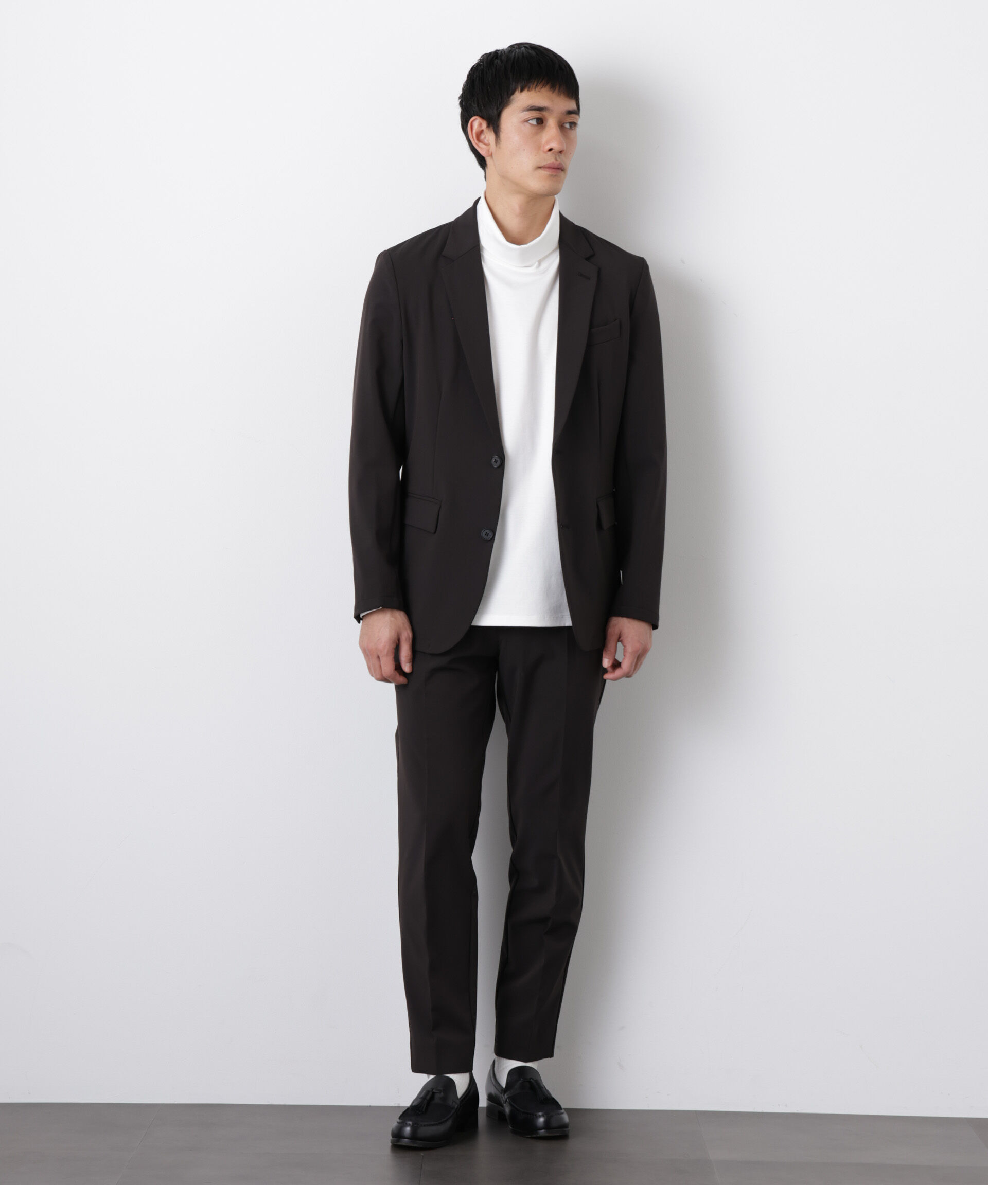 nano･universe「｢Damerino｣コードレーンストレッチセットアップ」|スーツ|