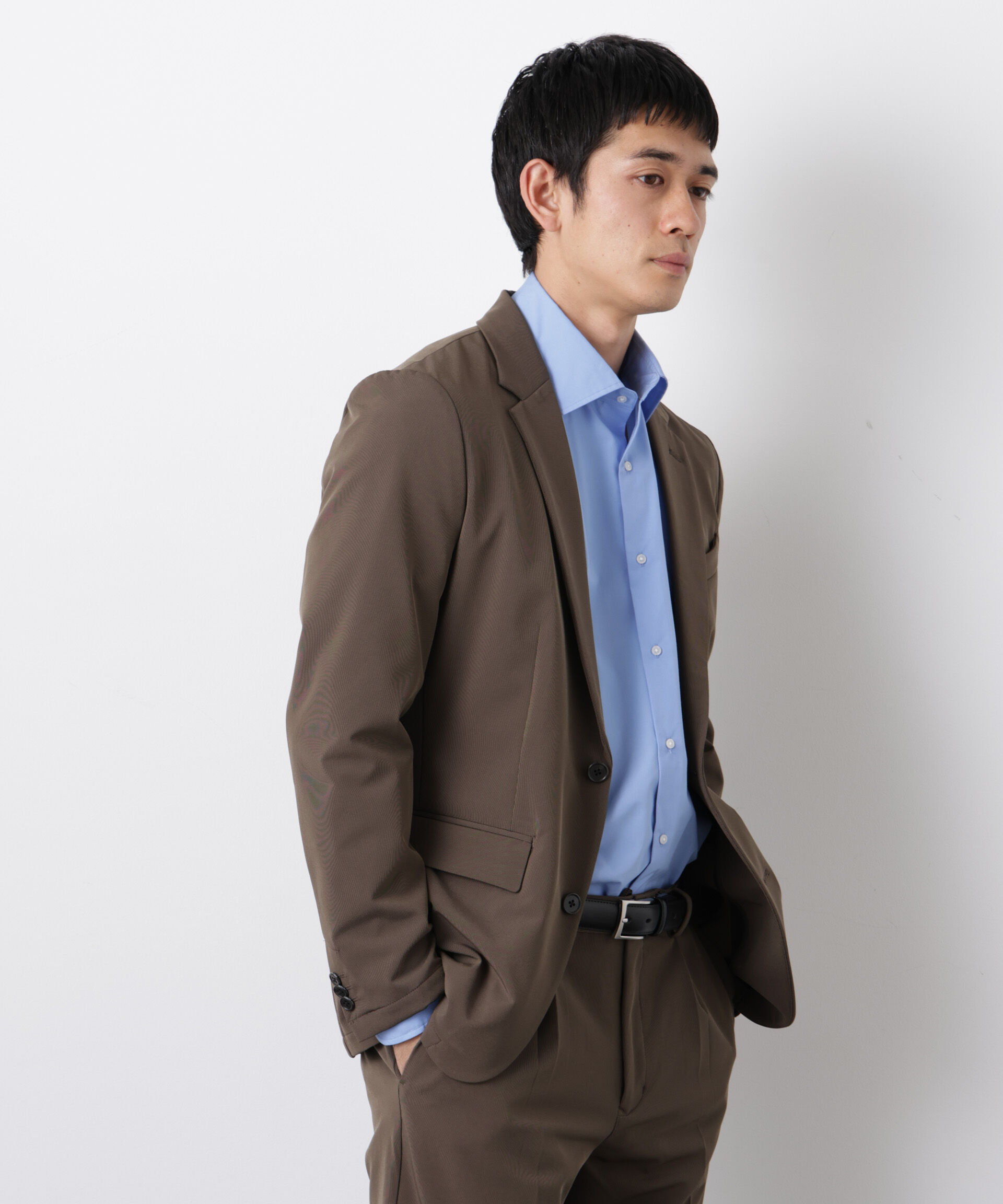 nano･universe「｢Damerino｣コードレーンストレッチセットアップ」|スーツ|