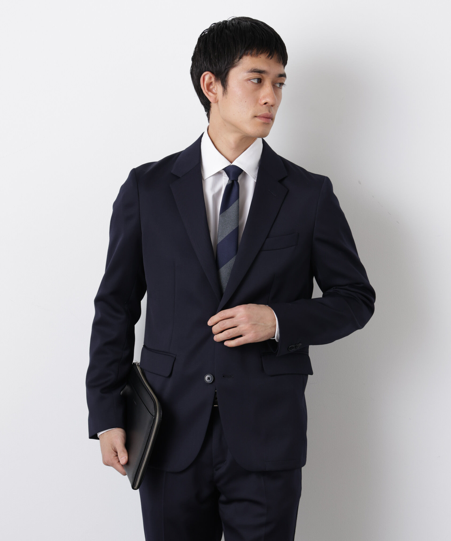 nano･universe「｢Damerino｣ExtrafineWoolmix ベネセットアップストレッチ」|スーツ|