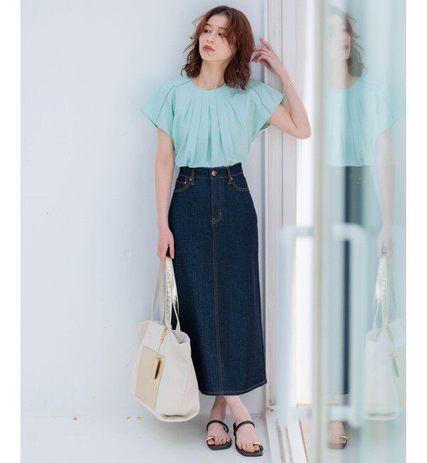 23区「【Oggi4月号掲載/洗える】23区DENIM ストレッチ デニムスカート」|スカート|